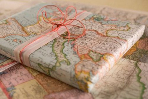 regalos con mapas