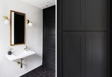Un baño clásico renovado en blanco y negro | Blog de decoración