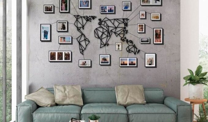 Mapas en la decoración de tu hogar: intégralos a tu estilo