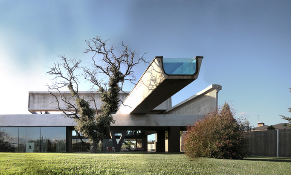 La Casa Hemeroscopium Un proyecto de arquitectura ultra-moderna en Madrid celebrada internacionalmente por los críticos