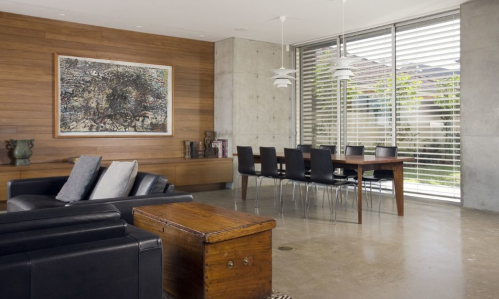 5 ejemplos de pisos de concreto pulido en interiores de lujo