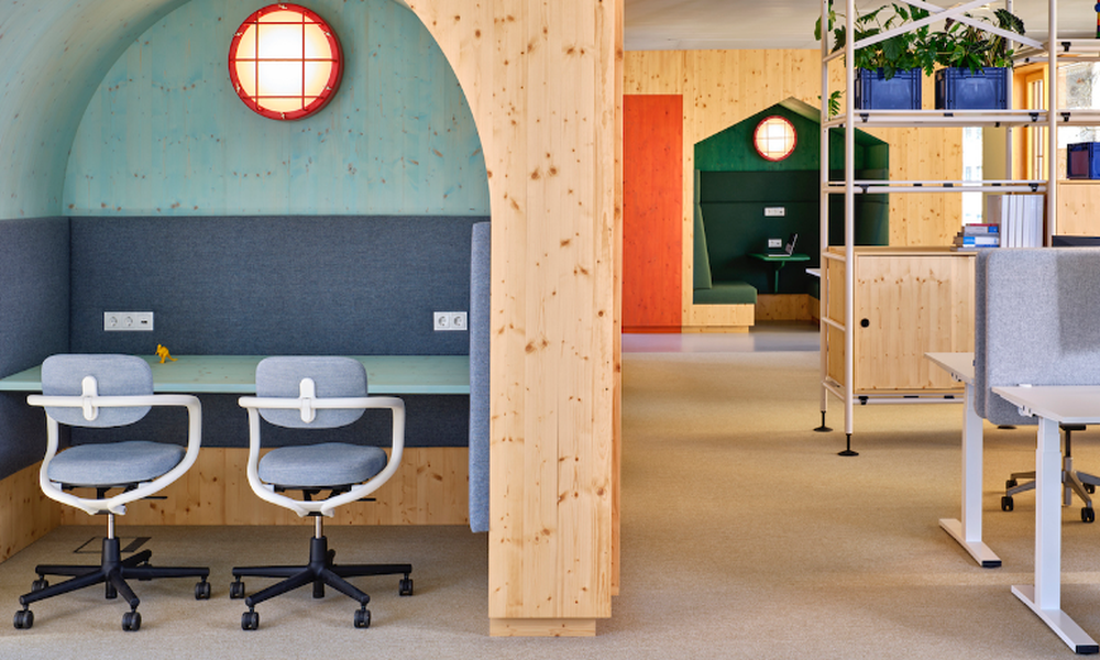 Estudio Kinzo creó nuevos espacios con rediseño de esta oficina