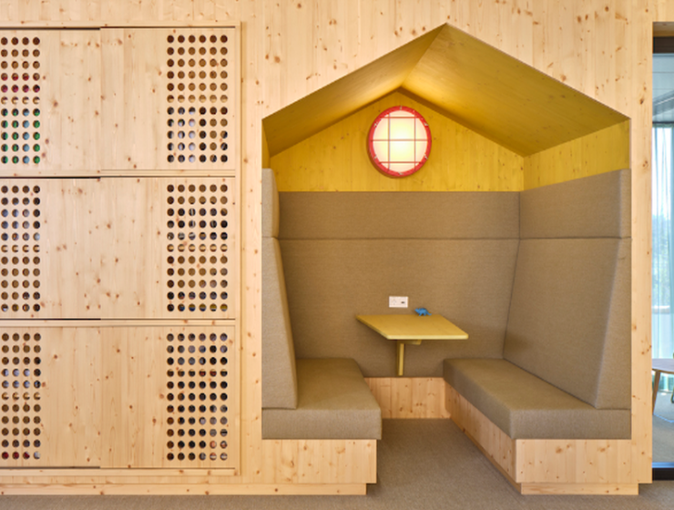Estudio Kinzo creó nuevos espacios con rediseño de esta oficina