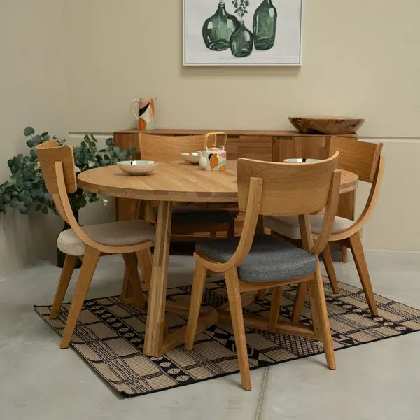 mesa de madera extensible